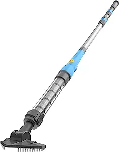 Photo 1 of Oxseryn Lightweight Pool Vacuum, Handheld Cordless Pool Cleaner, Run time 45 Mins, Portable & Good Suction Ideal for Small Above Ground Swimming Pools, Hot Tubs, and Spas 