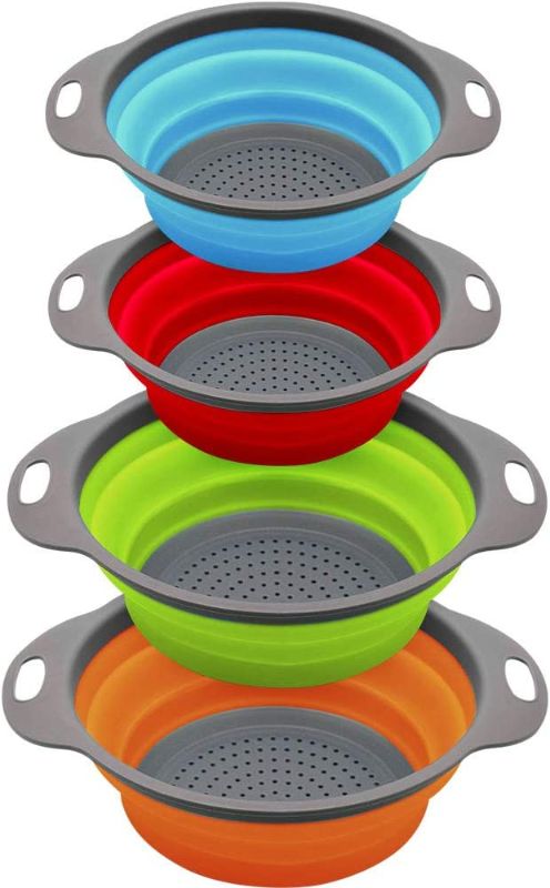 Photo 1 of  Collapsible Colander and Strainer Set of 4