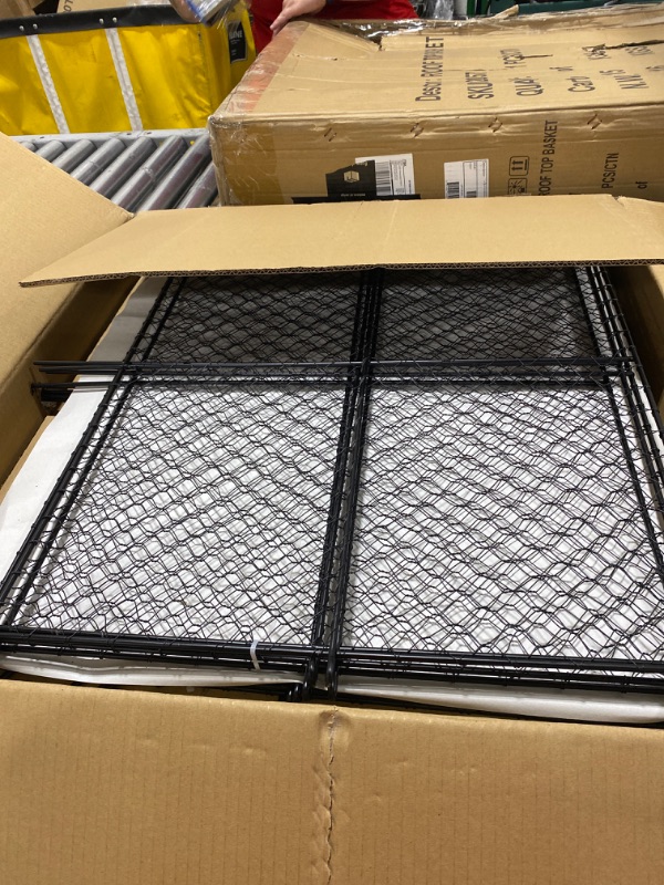 Photo 2 of (2 Packs) 27.5" L x 27.5" W x 20.5" H Chicken Wire Cloche Plant Protectors, Garden Bed Fencing, Protect Vegetables, New Plants/Shrubs 27.5"L x 27.5"W x 20.5"H, 2 Pk