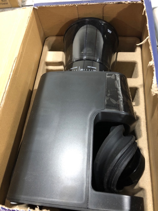 Photo 2 of SHARDOR Conical Burr Coffee Grinder with Digital Timer Display, Electric Coffee Bean Grinder with 31 Precise Settings for Espresso/Drip/Pour Over/Cold Brew/French Press, Matte Black