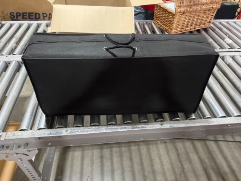 Photo 1 of SAND MINE Reversible Mats, Plastic Straw Rug, Modern Area Rug, Large Floor Mat and Rug for Outdoors, RV, Patio, Backyard, Deck, Picnic, Beach, Trailer, Camping (9' x 12', Black & White Quatrefoil) Black & White Quatrefoil 9' x 12'