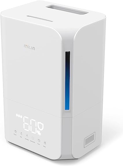 Photo 1 of Humidifiers for Bedroom Large Room, 4L Vaporizer Humidifier, Cool Mist Ultrasonic Humidifier for Plants Indoor, Top Fill Humidifier with Quiet Sleep Mode, Essential Oil Diffuser
