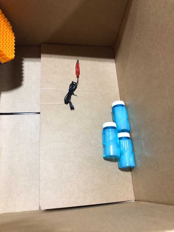 Photo 1 of Bubble Gun, Upgraded 132-hole Bubble Machine Gun with Color Light, Bazooka Bubble Machine, Suitable for Children Adults, Indoor and Outdoor Birthday Wedding Party Events