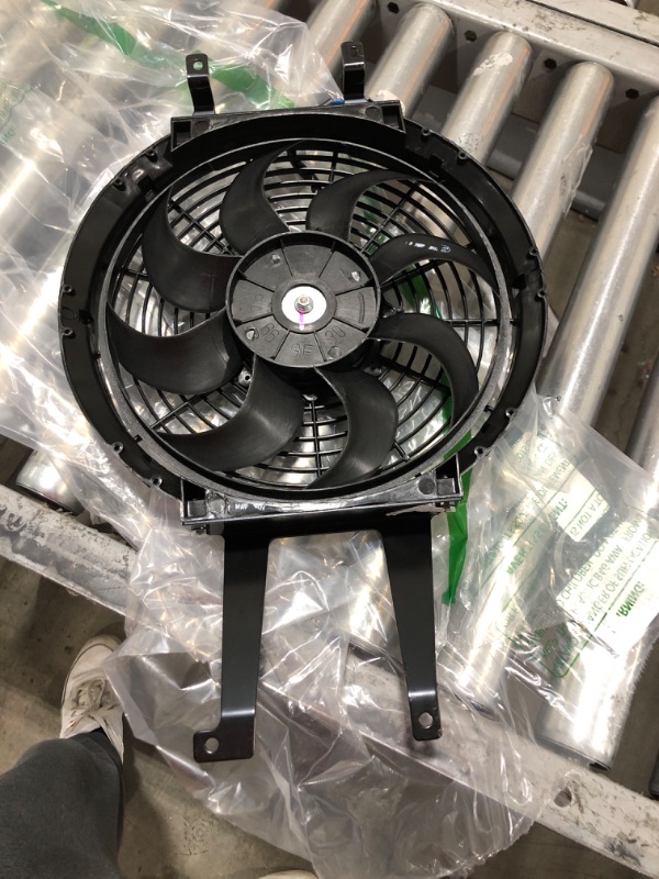 Photo 2 of Agility Auto Parts 6010054 A/C Condenser Fan Assembly for 1988-2006 Cadillac, Chevrolet, GMC-Blazer, C/K-1500/2500/3500 Pickup/Suburban, Escalade, P30, Suburban 1500, Tahoe, Trailblazer/EXT, Yukon