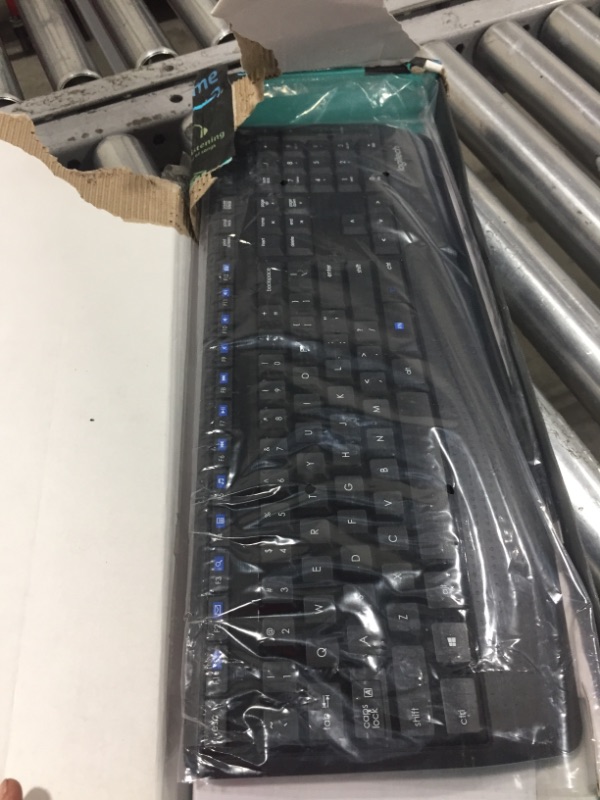 Photo 1 of Logitech MK345 Wireless Combo Full-Sized Keyboard with Palm Rest Compatible with PC, Laptop 1 pack