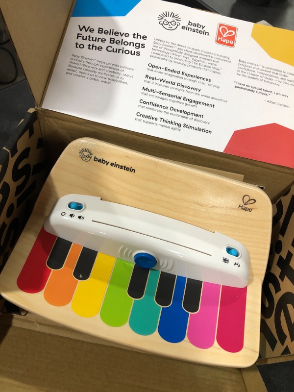 Photo 2 of Baby Einstein and Hape Magic Touch Piano Wooden Musical Toddler Toy, Age 6 Months and Up
