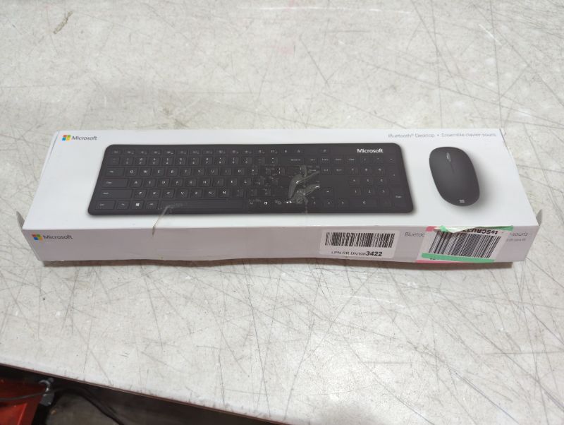 Photo 1 of Microsoft Bluetooth keyboard and mouse