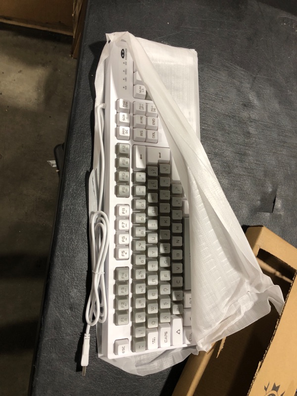 Photo 1 of grey / white keyboard 