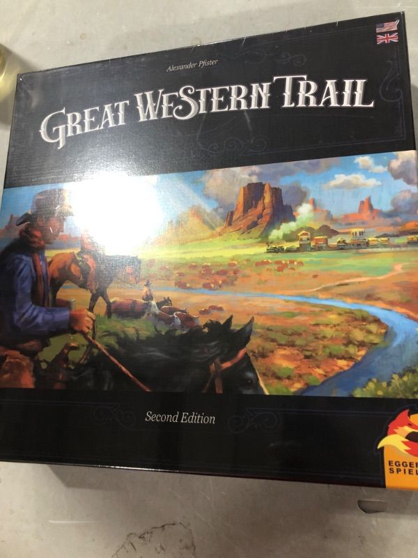 Photo 2 of Great Western Trail 2nd Edition Board Game | Cowboy Adventure Game | Strategy Game for Adults and Kids | Ages 12+ | 1-4 Players | Average Playtime 75-150 Minutes | Made by Eggertspiele