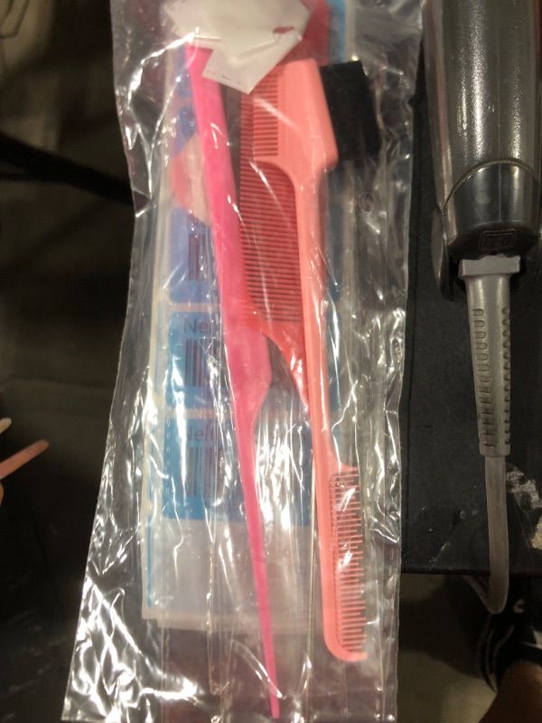 Photo 1 of 3 Pcs Slick Back Hair Brush Set Bristle Hair Brush Edge Control Brush Teasing Comb for Women Baby Kids' Black Hair (Light Pink, Plastic)
