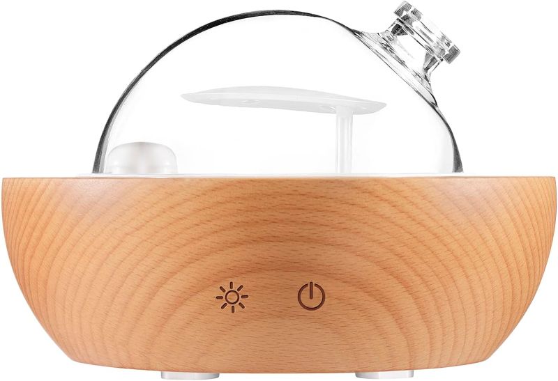 Photo 1 of  Glass Essential Oil Diffuser,Real Wood Base,