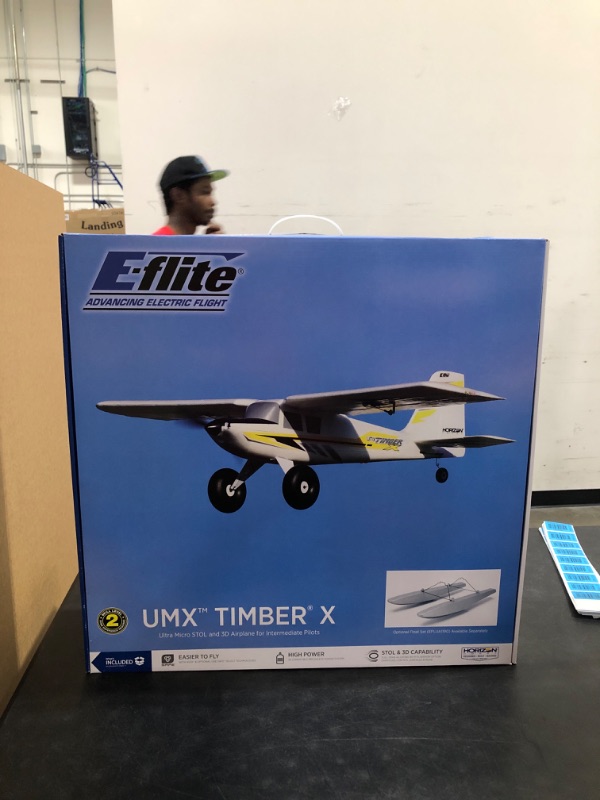 Photo 2 of E-flite RC Airplane UMX Timber X BNF Basic Transmitter Battery and Charger Not Included with AS3X and Safe Select 570mm EFLU7950