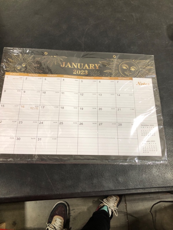 Photo 2 of 2023 Desk Calendar - 18 Monthly Desk/Wall Calendar