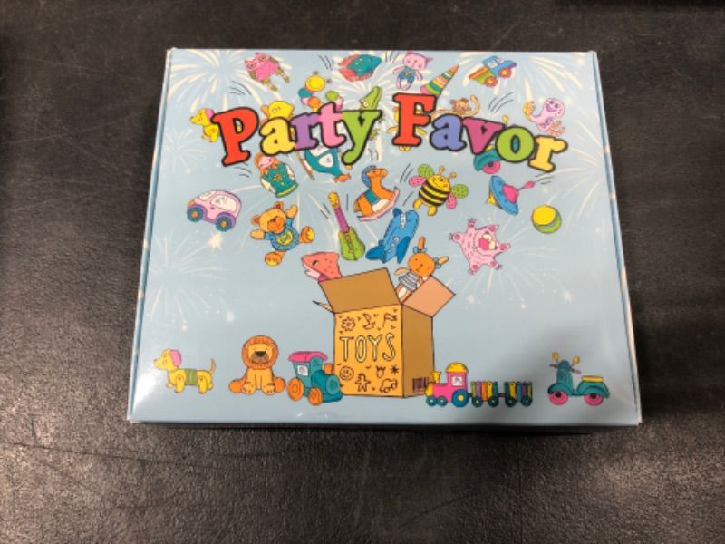 Photo 1 of 7July 55 Party Favors Toy Assortment for Kids 4-8-12,Birthday Gift Bag Pinata Fillers Stocking Stuffers,School Classroom Prize For Rewards Treasure Box Chest Toys Goodie Bags
