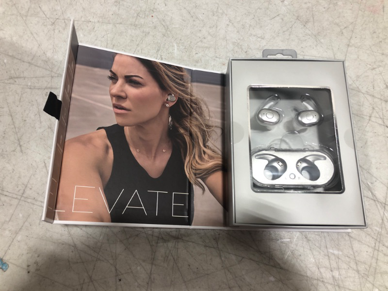 Photo 2 of iWorld Elevate True Wireless Earbuds with Charging Case, Bluetooth in-Ear Headphones with Built-in Microphone and Touch Control, Universally Compatible Headset for Android, iPhone and PC (Silver)