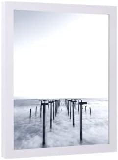 Photo 1 of 12x15 Picture Frame White - Wood 12x15 Poster Frame 15x12 Frame Glass Gallery Wall

