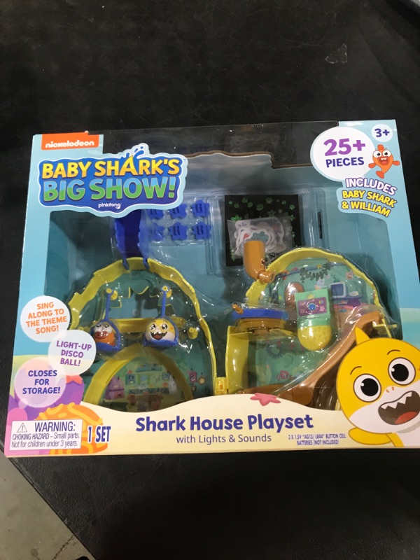 Photo 2 of Baby Shark's Big Show! Shark House Playset – Lights and Sounds Toddler Playset – Interactive Baby Shark Toy