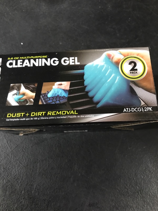 Photo 2 of Auto Joe Dust Removing Cleaning Gel for Car Interiors and More Blue, 2-Pack (ATJ-DCG1-2PK)