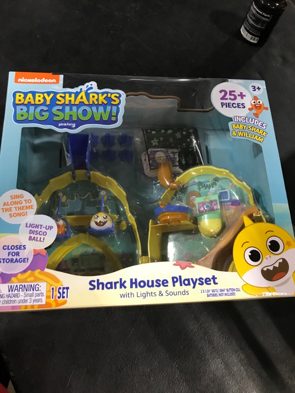 Photo 2 of Baby Shark's Big Show! Shark House Playset – Lights and Sounds Toddler Playset – Interactive Baby Shark Toy