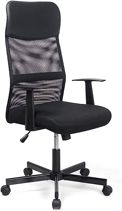 Photo 1 of T-THREE.High Back Adjustable Office Chair Ergonomic Mesh Swivel Chair Office Chair Desk Chair Headrest and Lumbar Support Height Adjustable 360°Swivel Rocking Function Mesh Back Seat for Home Office
