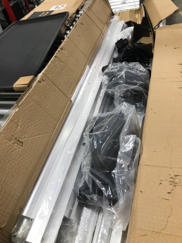 Photo 1 of MAXSOUGH Anti-Rust Roof Rack Cargo Carrier Lightweight Aluminum Alloy Material Universal Roof Basket Rooftop Cargo Basket Car Top Luggage Holder 50"x 39.2" Universal for SUV,Sliver Silver