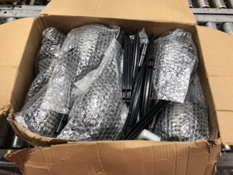 Photo 1 of Upgraded 8 Pack Super Larger Size Solar Flame Torch Extra Bright Solar Lights Outdoor Decorative with Flickering Flame, Solar Outdoor Lights Waterproof for Garden Pathway Yard Party, Auto On and Off