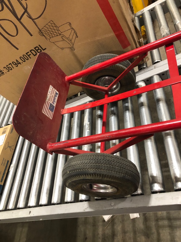 Photo 2 of Material Handling Carts and Trucks Hand Trucks General Purpose Hand Trucks Hand Truck, 300 lb. Load Capacity, Continuous Frame Flow-Back, 14" Noseplate Width DAYTON Hand Truck,