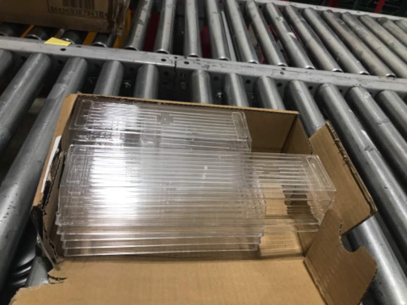 Photo 1 of 14 PCS Clear Plastic Drawer Organizer Tray for Makeup, Kitchen Utensils, Jewelries and Gadgets