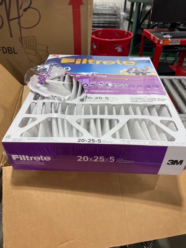 Photo 3 of 3M Filtrete Ultra Allergen Healthy Living Deep Pleat Furnace Filter