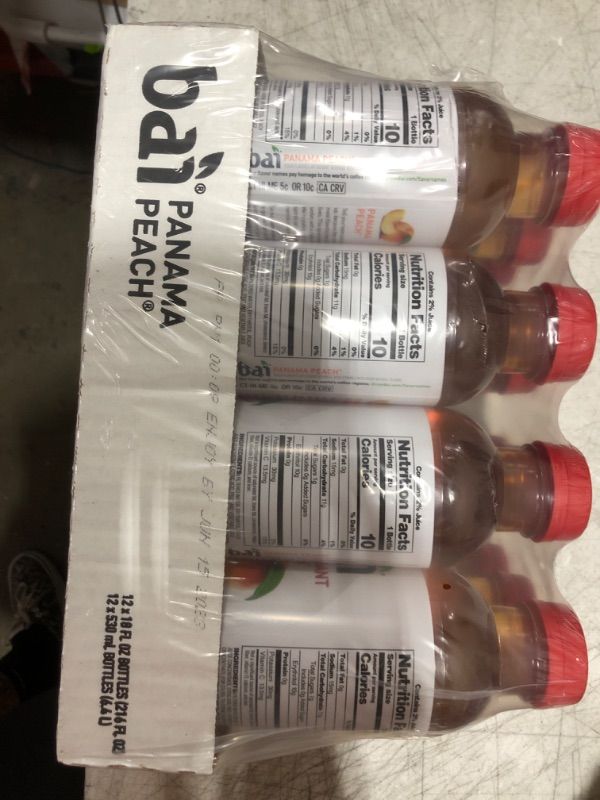 Photo 2 of 
EXP: 06/15/23 BAI Panama Peach - 12PK 
