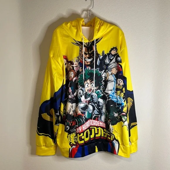 Photo 1 of Anime My Hero Academia ONE'S JUSTICE 3D Print Pullover Hoodie Sweatshirt