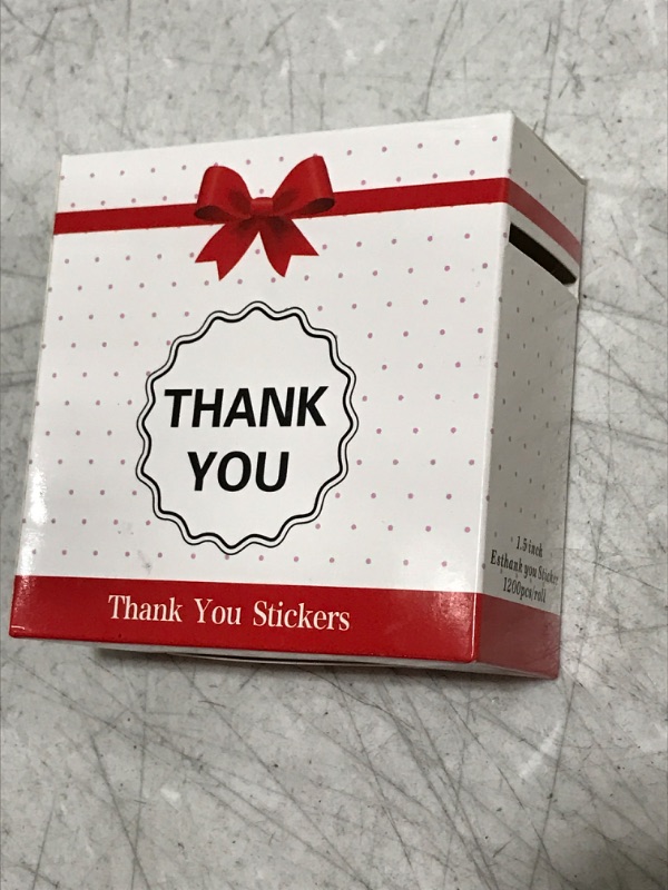 Photo 2 of Love Heart-Shaped Thank You Sticker Thank You Commercial Sticker Color-3