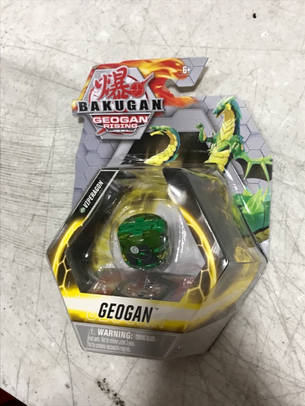 Photo 2 of Bakugan Geogan, Viperagon, Geogan Rising Collectible Action Figure and Trading Cards, Kids Toys for Boys