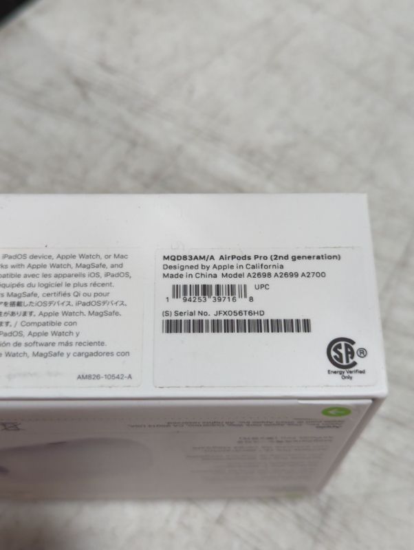 Photo 7 of "NEW IN BOX"
AirPods Pro (2nd generation)