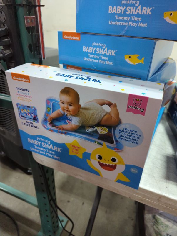 Photo 1 of Baby Shark Tummy Time Water Filled Play Mat – Infant Toys to Help Learn How to Crawl – Baby Shark Official