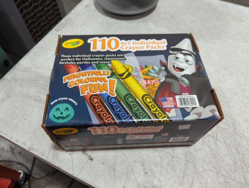 Photo 1 of 110pk box of crayons 