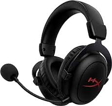 Photo 1 of HyperX Cloud Core – Wireless Gaming Headset for PC, DTS Headphone:X Spatial Audio & SoloCast – USB Condenser Gaming Microphone, for PC, PS4, PS5 and Mac, Tap-to-Mute Sensor, Cardioid Polar