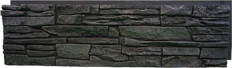 Photo 1 of 
GenStone Faux Stacked Stone Panel in Iron Ore Color for Do It Yourself Friendly Home Improvement   8 pack