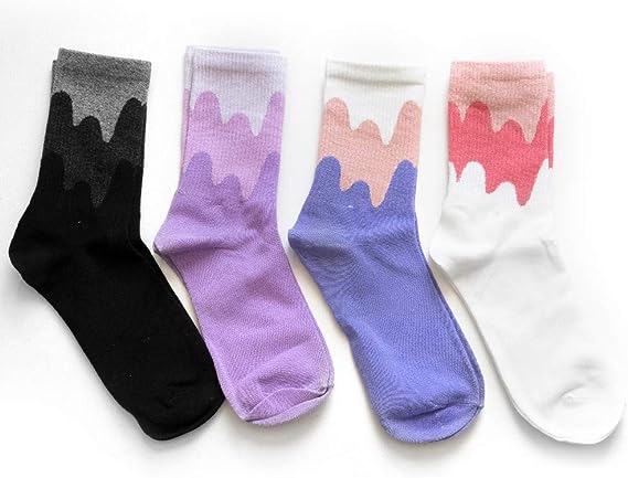 Photo 1 of 5 PACK  Women's Casual Socks Cute novelty Funny Socks SIZE 5-11  