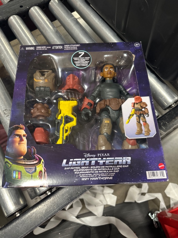 Photo 2 of Disney Pixar Lightyear Space Ranger Gear Izzy Hawthorne Jr ZAP Patrol, Authentic 12 Inch Scale Figure & Accessories, 14 Posable Joints, 4 Years & Up Space Ranger Gear Jr. ZAP Patrol Izzy