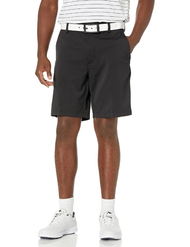 Photo 1 of Amazon Essentials Men's Classic-Fit Stretch Golf Short (Available in Big & Tall) Polyester Blend Black 29