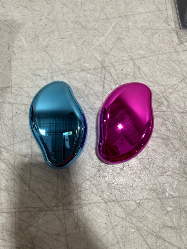 Photo 1 of 2 Pack Crystal Hair Eraser for Women and Men - Reusable Magic Hair Eraser Crystal Hair Remover, Hair Removal Tool for Arms Legs Back(Blue+Rose)