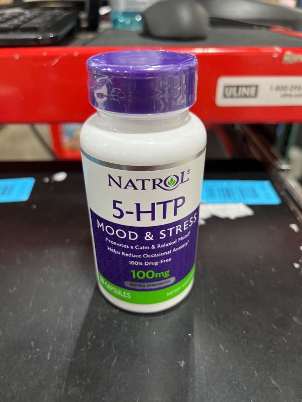 Photo 2 of 5-HTP 100 mg Double Strength Capsules BB MAR.31.24