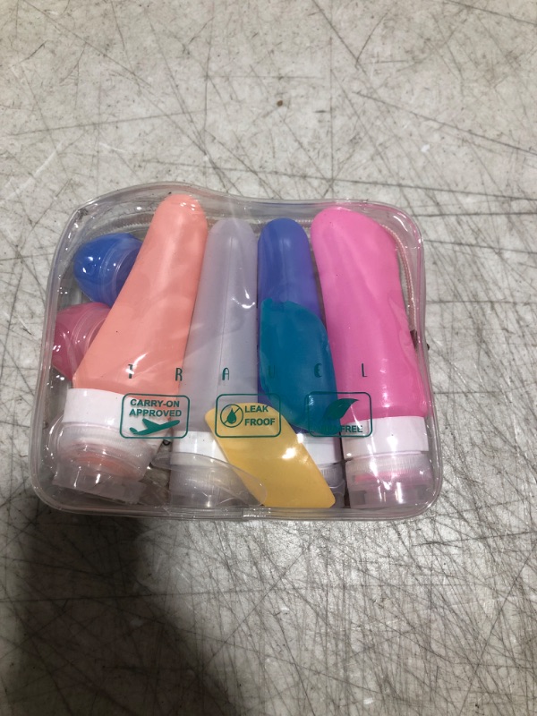 Photo 2 of 14 Pack Travel Bottles, TSA Approved Containers, 3oz Leak Proof Travel Accessories Toiletries, Travel Shampoo And Conditioner Bottles, Perfect for Business or Personal Travel Essentials, Squeezable Silicone Lotion Liquids Tubes 