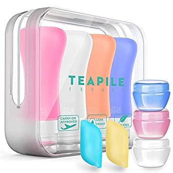 Photo 1 of 14 Pack Travel Bottles, TSA Approved Containers, 3oz Leak Proof Travel Accessories Toiletries, Travel Shampoo And Conditioner Bottles, Perfect for Business or Personal Travel Essentials, Squeezable Silicone Lotion Liquids Tubes 