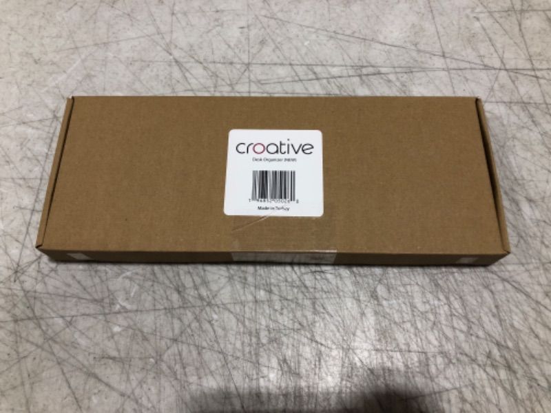 Photo 1 of CROATIVE Office Wooden Desk Organizer - Works as Phone Holder and Tablet Holder - Functional Desk Decor That Will Make Office Desk Organization a Breeze - Great Gift for Men and Women