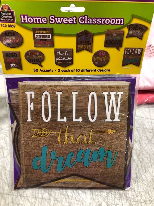 Photo 1 of Teacher Created Resources Home Sweet Classroom Positive Sayings Accents (TCR8859) Original Version