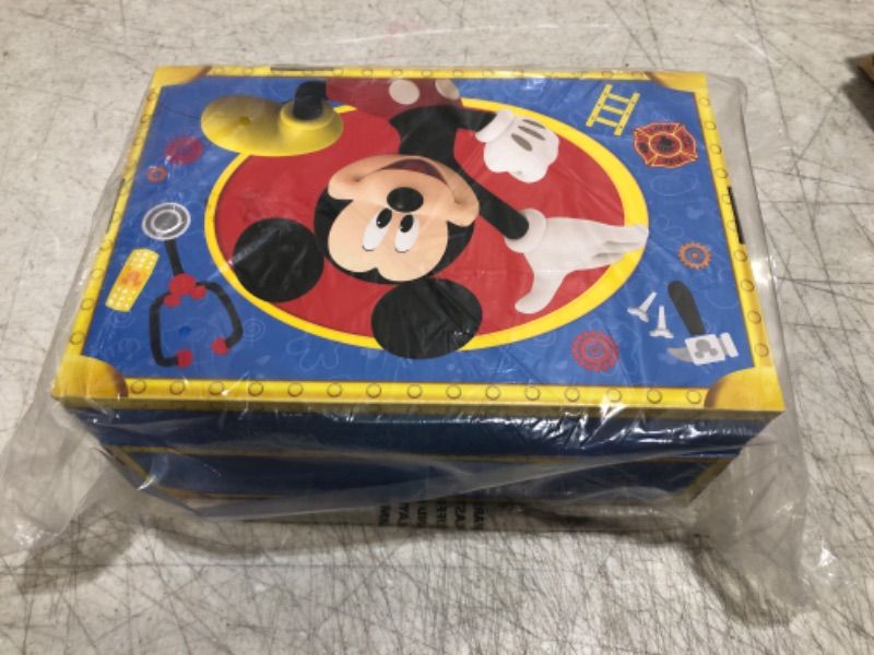 Photo 2 of Disney Junior Mickey Mouse Helping Hands Dress Up Trunk, 19 Piece Pretend Play Set with Storage, Size 4-6X, Amazon Exclusive, by Just Play