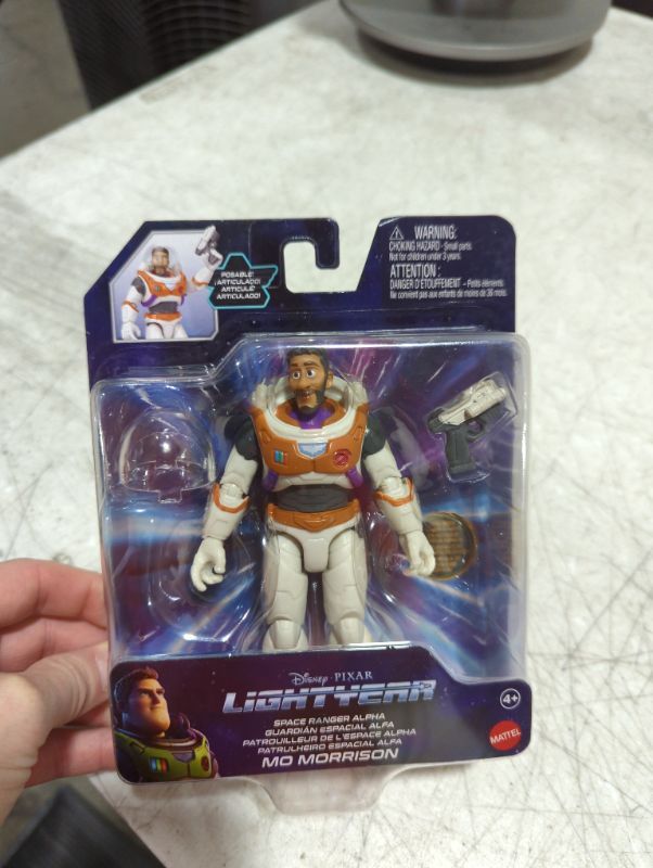 Photo 2 of Disney Pixar Lightyear Space Ranger Alpha Mo Morrison Authentic Action Figure 5 Inch Scale witth 14 Posable Joints, Movie Collectible 4 Years & Up