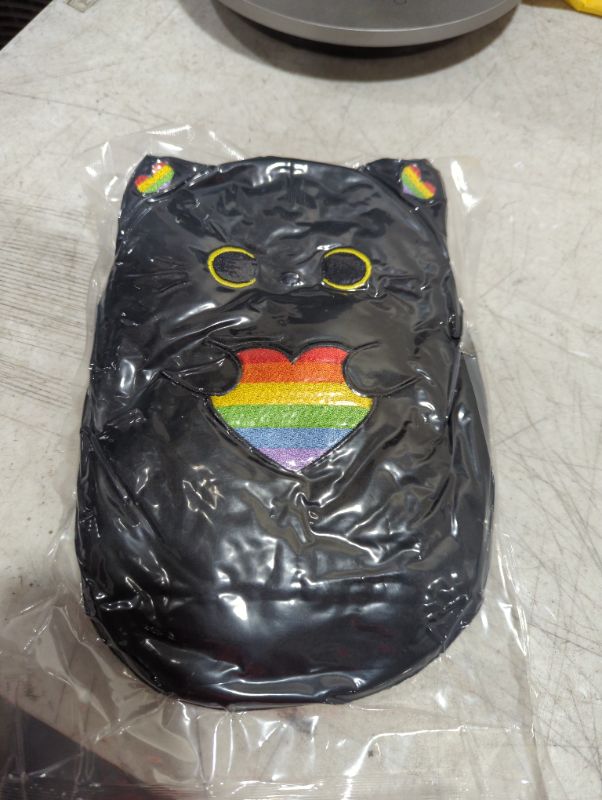 Photo 1 of Plush kitty with rainbow heart